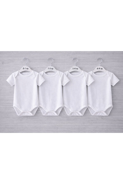Nayinom basic kısa kollu çıtçıtlı bebek badi