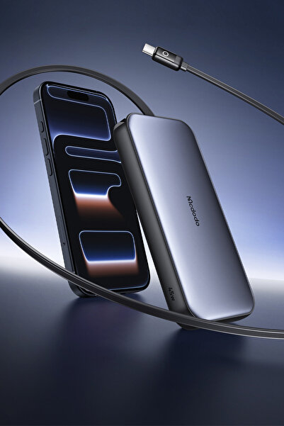 Mcdodo MC-5920 10000mAh 45W Dahili USB-C Kablolu LED Ekranlı Powerbank