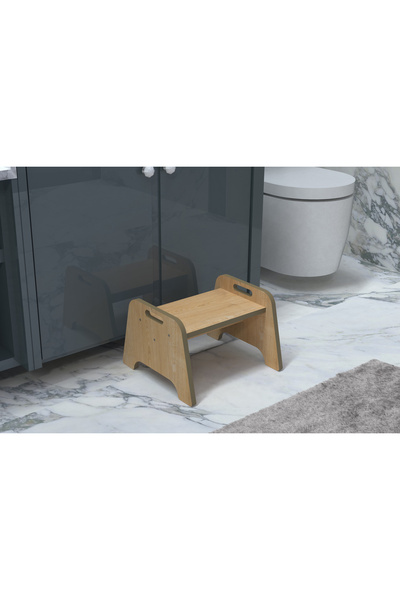 MUSVENUS MOBİLYA STANDBOX Basamak tabure Çocuk Bebek Banyo Wc Lavabo merdiven...