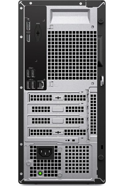 Dell جهاز كمبيوتر مكتبي Ect1250 بمعالج Intel Core i3 من الجيل الرابع عشر، وذاكرة وصول عشوائي DDR5 سعة 8 جيجابايت، وقرص SSD سعة 512 جيجابايت، ونظام تشغيل Windows 11 Pro، باللون الأسود.