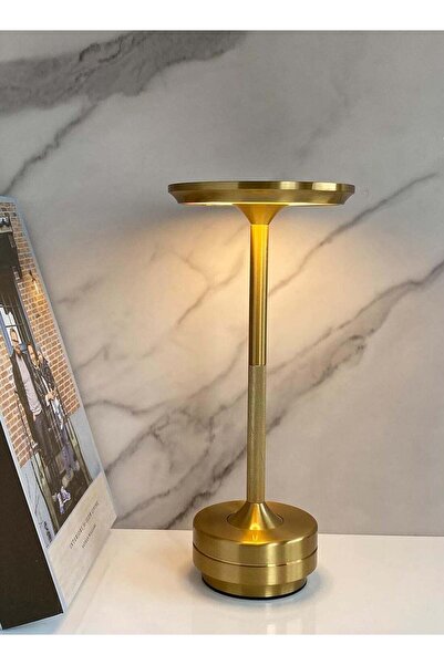 Generic مصباح طاولة لاسلكي، مصباح سرير محمول قابل لإعادة الشحن، مصباح مكتب قا...