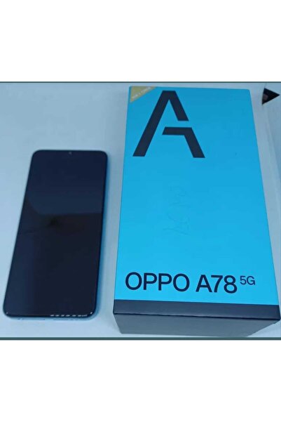 OPPO A78 5G Mobile Phone, 128 GB, 4 GB RAM, Dual SIM, Glowing Blue/telefon expus