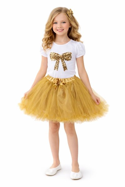SEVİL GÖSTERİ & OKUL KIYAFETLERİ 23 April Show Outfit Girls' Skirt T-Shirt Se...