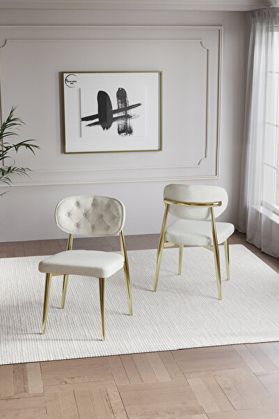 BY ORHAN GÜZEL BOHEM POLO MUTFAK SANDALYESİ 4 ADET KAPİTONELİ