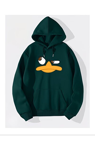 FATOOM STILE Printed Hooded Sweatshirt Unisex