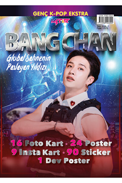 KSTAR Bang Chan Stray Kids Skz Dergisi Kpop