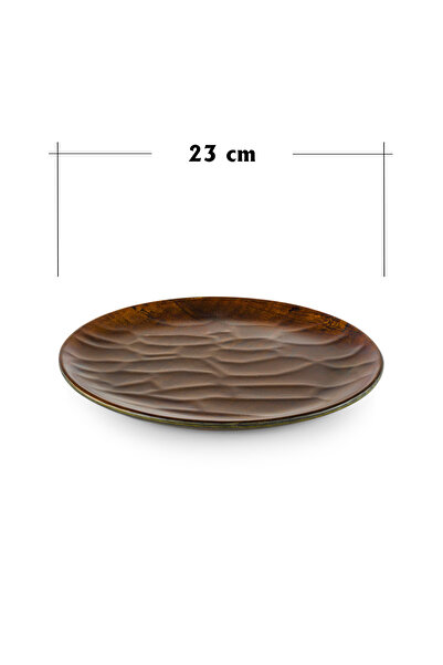 GRAND CAM Hybrid Wood Series |   23 cm Modern Presentation Plate 2 Pieces