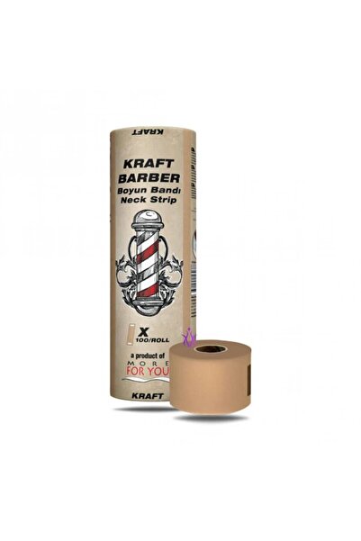 Butik More For You Kraft Barber Boyun Bandı 5'li Paket (100 Adet)