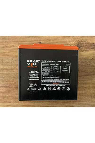 Kraftvoll Germany AKÜ 12V VRLA AGM E-BIKE 7,00 KG 6-DZF-24 (180X79X172)