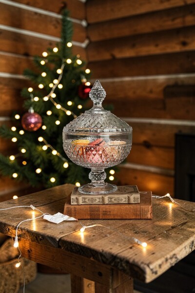 Madame Coco Gagnon Cam Ayaklı Şekerlik – Küçük Boy