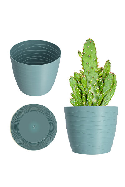 KADAX Capac pentru ghiveci, verde, rotund, 15 cm, plastic
