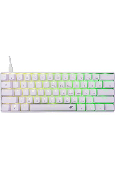 white shark Mechanical Gaming Keyboard SHINOBI v2, 61-Key, Outemu Brown, RGB,...