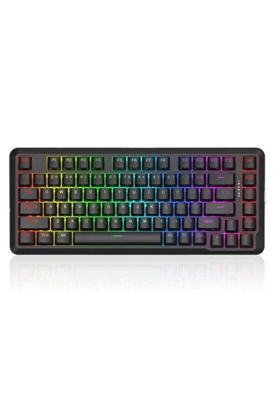 REDRAGON Mechanical Gaming Keyboard Stormrazor Pro RGB, Red Linear Switch, BT...