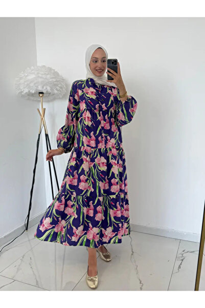 modabetce MANGO KUMAŞ KADIN ELBİSE