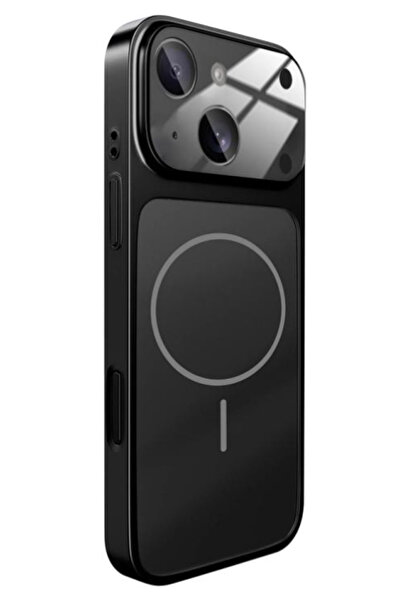 Caseji iPhone 13/14 Compatible Black 17 Pro Appearance Ag Glass Camera Lens M...