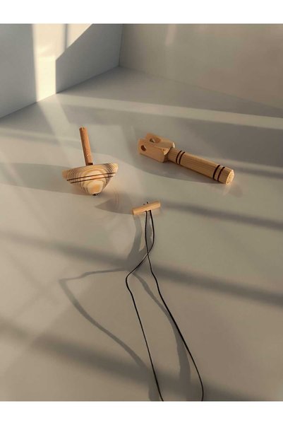 kılıç ahşap CNC & LAZER Wooden Spinning Top - Spinning Top - Toy - Wooden Toy - Spinning Top