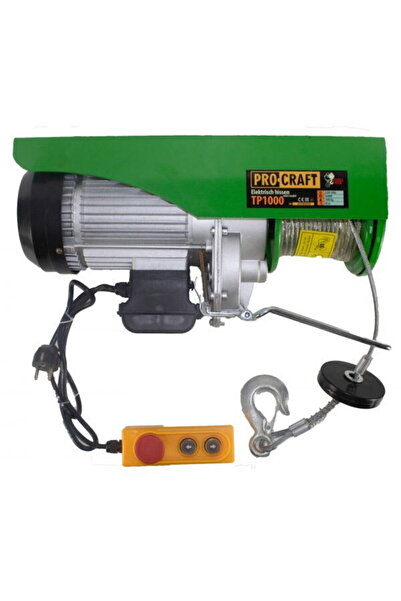 PRO CRAFT Palan electric Procraft TP1000, 1600W, cu kit de montare
