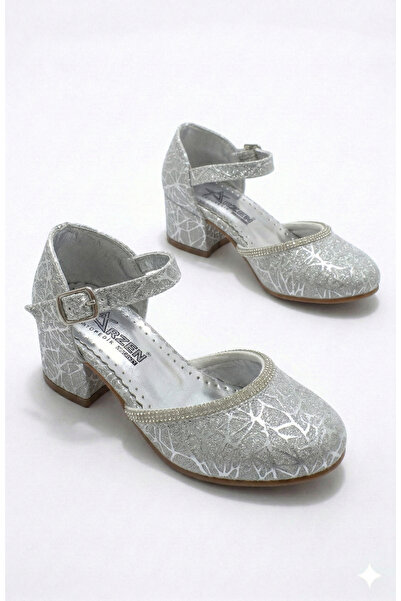 ORELİON Rochie de seară pentru fete pantofi cu toc cu pietre aplicate Pantofi...