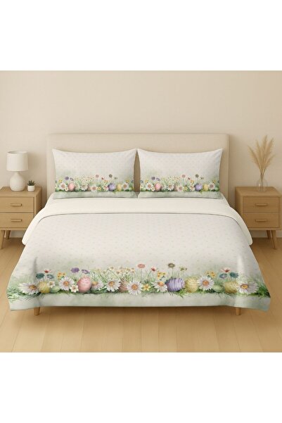 Lenjerii Deosebite 3D double bed linen 100% Cotton ranforce, Egly with spring...