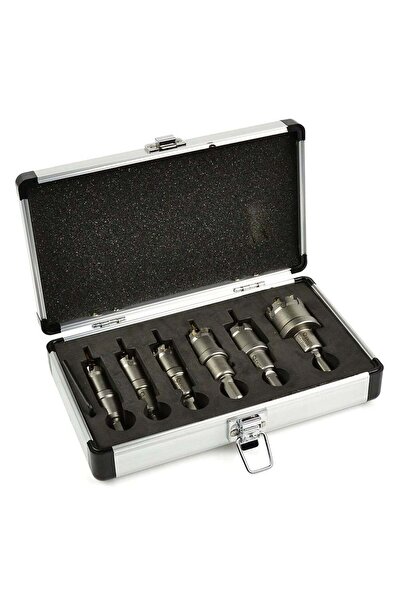 GEKO SET 6 CAROTE TCT PENTRU METAL 16-35MM CU BURGHIU PILOT TITAN -