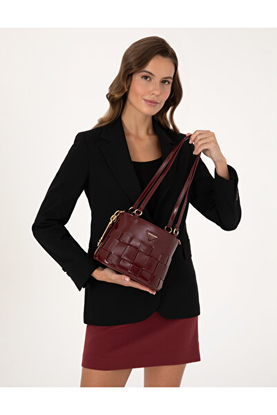Pierre Cardin Claret Red Shoulder Bag 50321734-Vr014