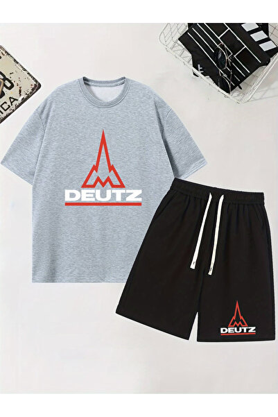 Rayan & Hoor Style Dutz Printed shorts t-shirt tracksuit set