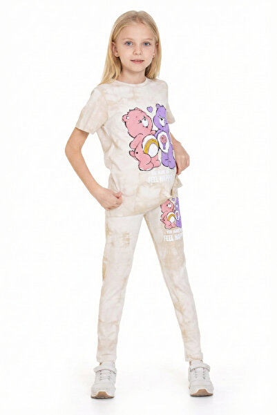 MODANINO Medvedić za devojčice Štampano Sa batik šarom Set gornjeg i donjeg d...