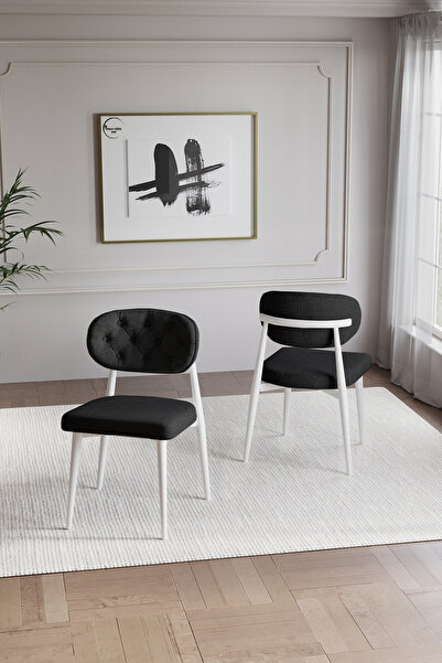 BY ORHAN GÜZEL BOHEM POLO MUTFAK SANDALYESİ KAPİTONELİ