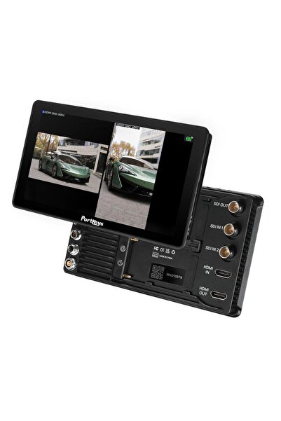 PORTKEYS Professional Camera Monitor BM7 II DS 7" Touchscreen HDMI/SDI 2200ni...
