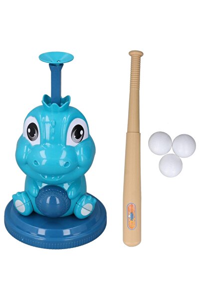 Avaleea Set de baseball din 5 piese pentru copii Jucărie de strâns cu dinozau...