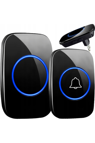 zola Sonerie wireless cu 1 receptor, raza 300 m, 110 dB, 60 melodii, IP44