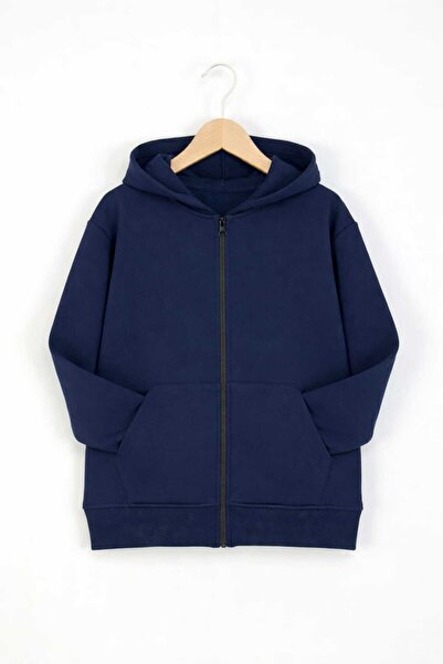 DMB BOYS & GIRLS سترة موت كيدز للأولاد بغطاء رأس بجيوب من الصوف