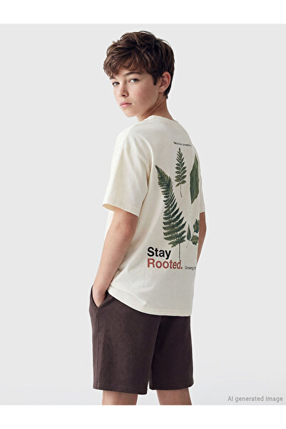 LC Waikiki Tricou pentru băieți cu imprimeu Sparkly Choices Zero Roba Collar ...