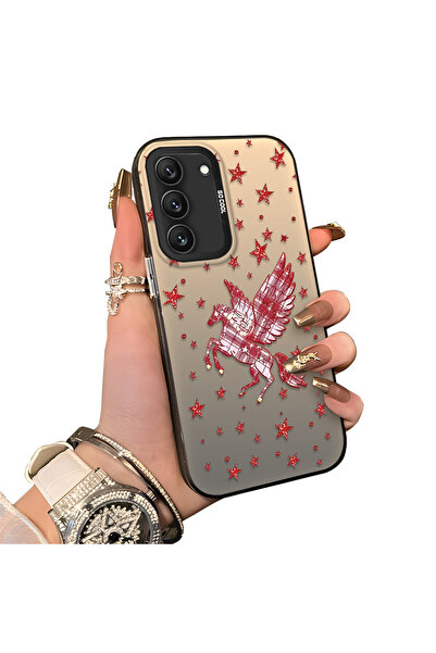 ucuc حافظة حماية للعدسات من السيليكون الصلب أكريليك درجة متوافقة مع هاتف سامس...