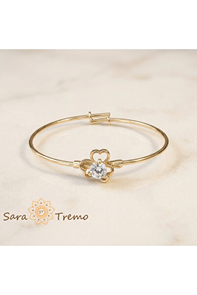 SaraTremo Βραχιόλι Μαγικής Καρδιάς – Σταθερό Βραχιόλι για Κορίτσια Επιχρυσωμέ...