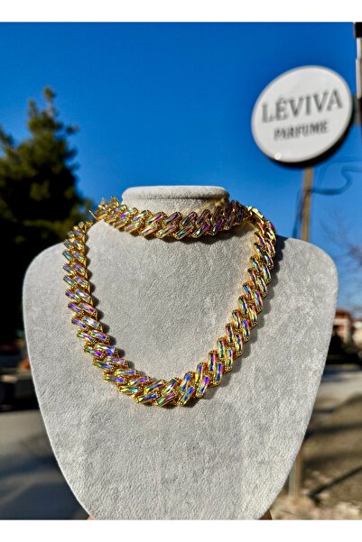 LEVİVA Gurmet hologram Kolye & Bileklik 2li set