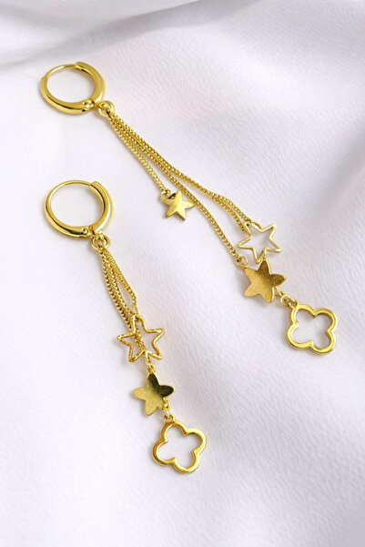 Inovius Cercei Eleganti, Cupru Placat cu Aur - LMG26