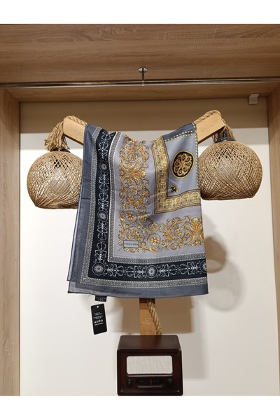Hira İpek Scarf Zarafet Işıltısı Desen Şal