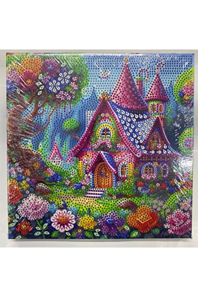 EleganTShoP Tuval 5D Yapışan Boncuk Mozaik Tablo 25*25 cm LM24