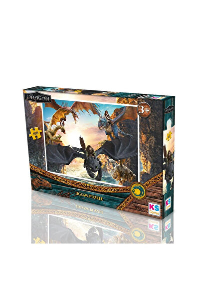 Ks Puzzle لغز دراغون بول: كيف تدرب دراغونك (714) - 100 قطعة
