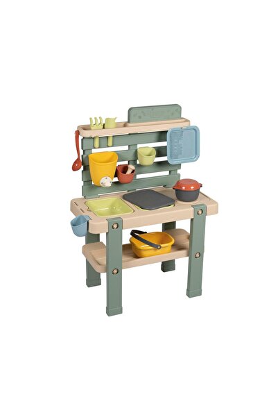 Smoby Children's kitchen, Smoby, Life Mud, With 15 accessories, 90% recycled ...