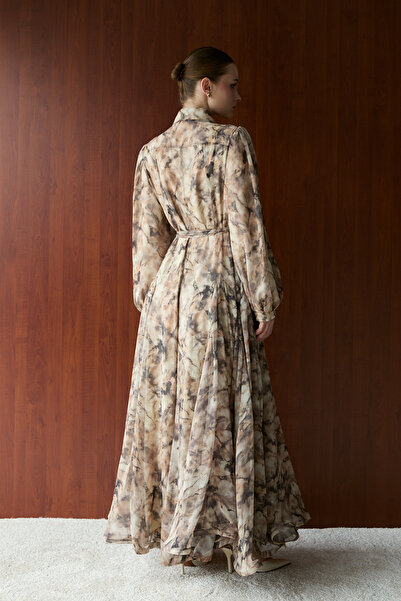 Melike Tatar Με σχέδιο Φόρεμα 79-5714