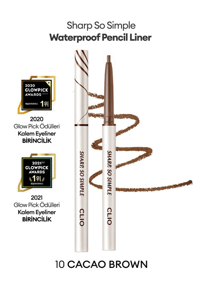 CLIO Water-Resistant , Fine Tip Eye Pencil Sharp so Simple Waterproof Pencil ...