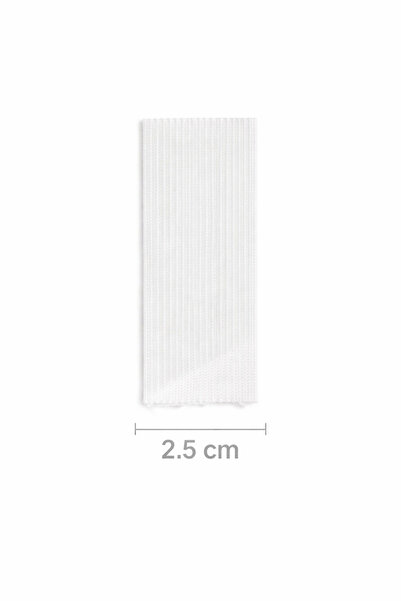 ÖZBURAK 2.5 Cm 20 Metre Beyaz Örme Bel Don Paça Lastiği