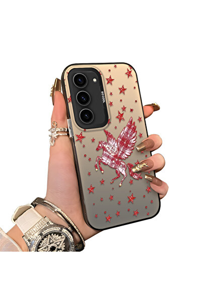 ucuc حافظة حماية للعدسات من السيليكون الصلب أكريليك متوافقة مع هاتف سامسونج ج...