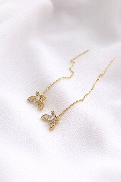 Inovius Cercei Eleganti, Cupru Placat cu Aur - LMG30