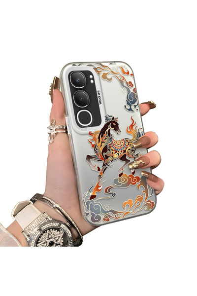 ucuc حافظة حماية لعدسة الحافة الخلفية من السيليكون الصلب أكريليك متوافقة مع V...