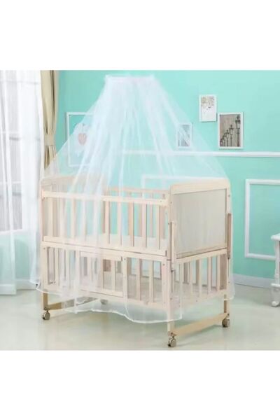 obejana سرير أطفال خشب متعدد الاستخدام 5 في 1 بجانب سرير الأم مع طاولة غيار و...