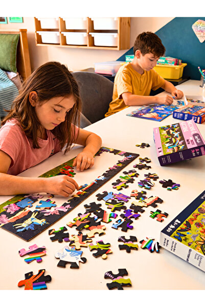 DoerKids Unicorns & Alicorns (Unicornlar ve Alikornlar) Midi Puzzle | 4-9 Yaş 80 Parça