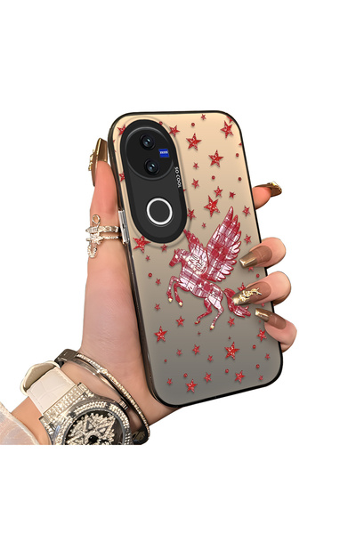 ucuc حافظة حماية للعدسات من السيليكون الصلب أكريليك متوافقة مع هاتف Vivo V50 ...